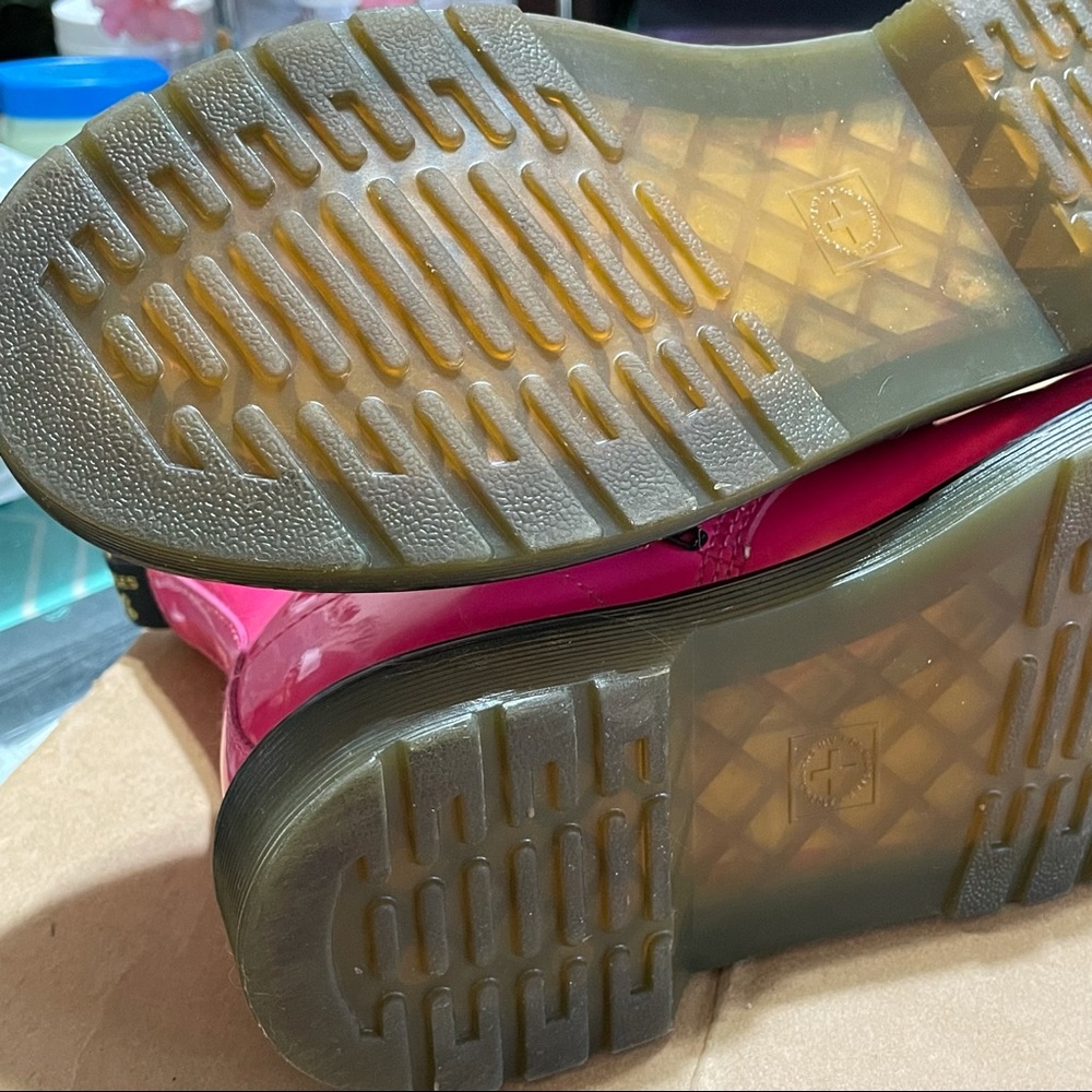 Dr. Martens Boots Delaney Hot Pink size 5 - Picture 10 of 11